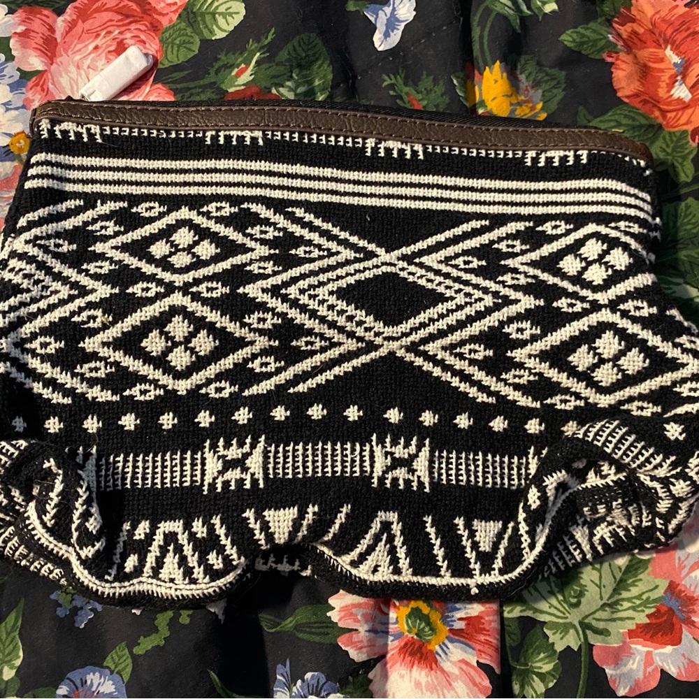 Thirtyone Black and White Patterned Women's Bag